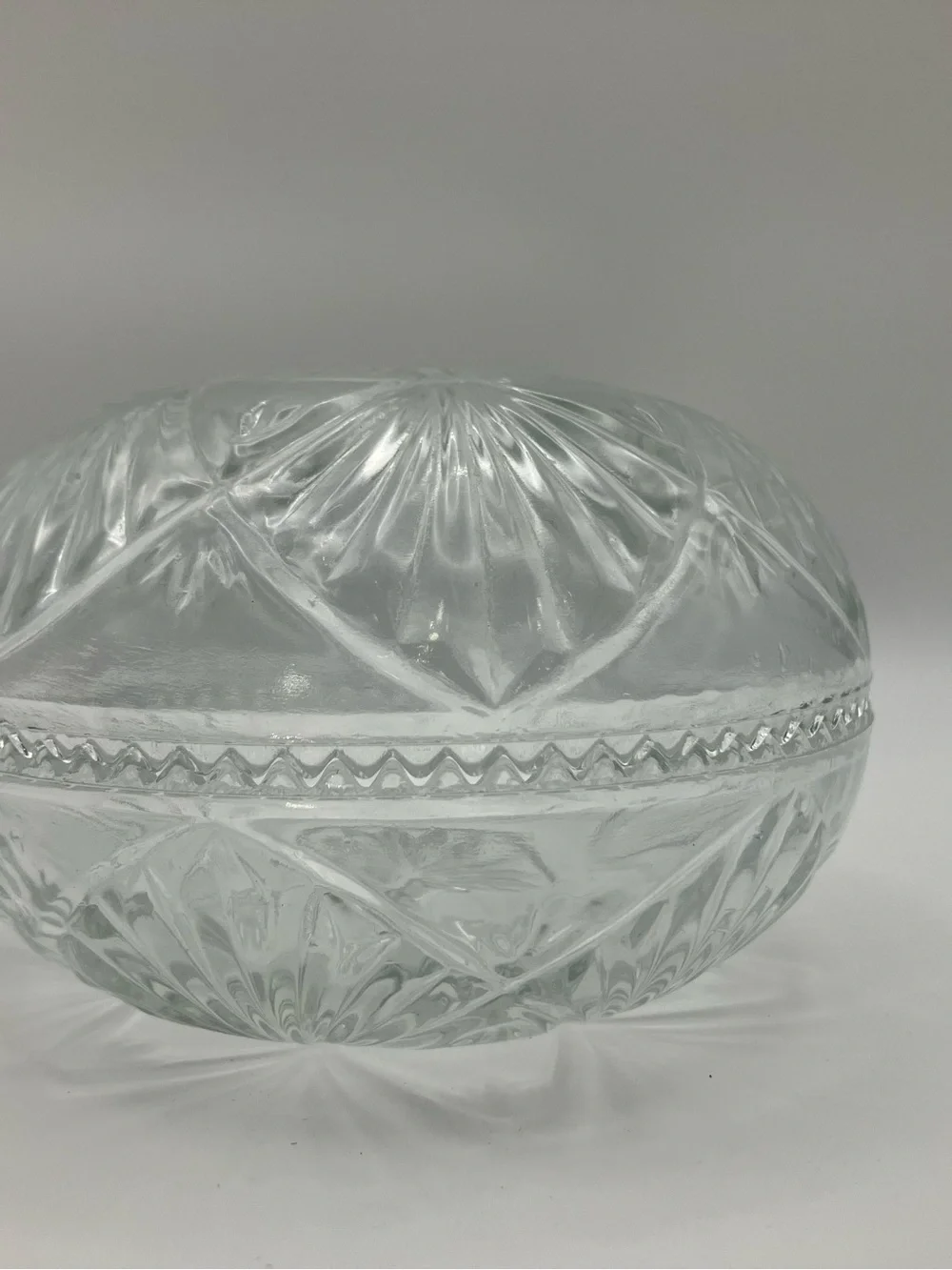 Crystal Glass Trinket Dish - Clear